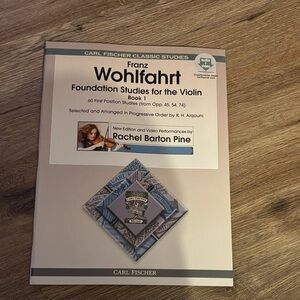 Franz Wohlfahrt Violin Studies Book